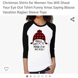 A Christmas Story Baseball Style T Shirt